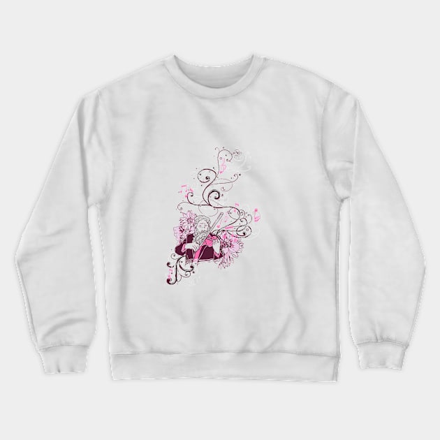 Violinist Crewneck Sweatshirt by Tobe_Fonseca